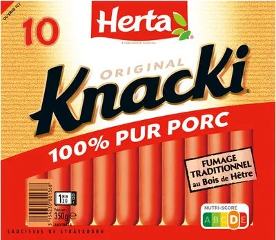 Knacki Saucisses 100% pur porc