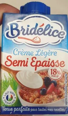 Crème légère semi épaisse 18%