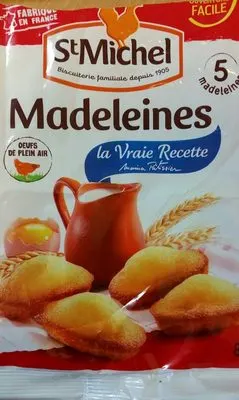 Madeleines aux œufs de poules élevées en plein air
