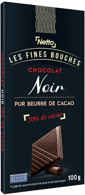 Tablette dégustation chocolat noir 70%