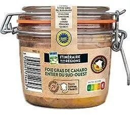Bocal Foie gras de canard entier IGP SO 320 g (FDR)