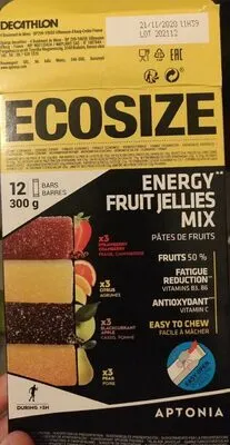 Mix energy fruit jellies x12