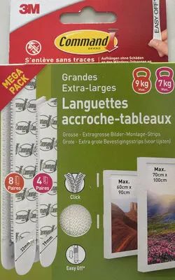 Languettes accroche-tableaux