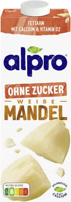 Mandeldrink Weiß Ungesüßt, Ungeröstet 1 LT